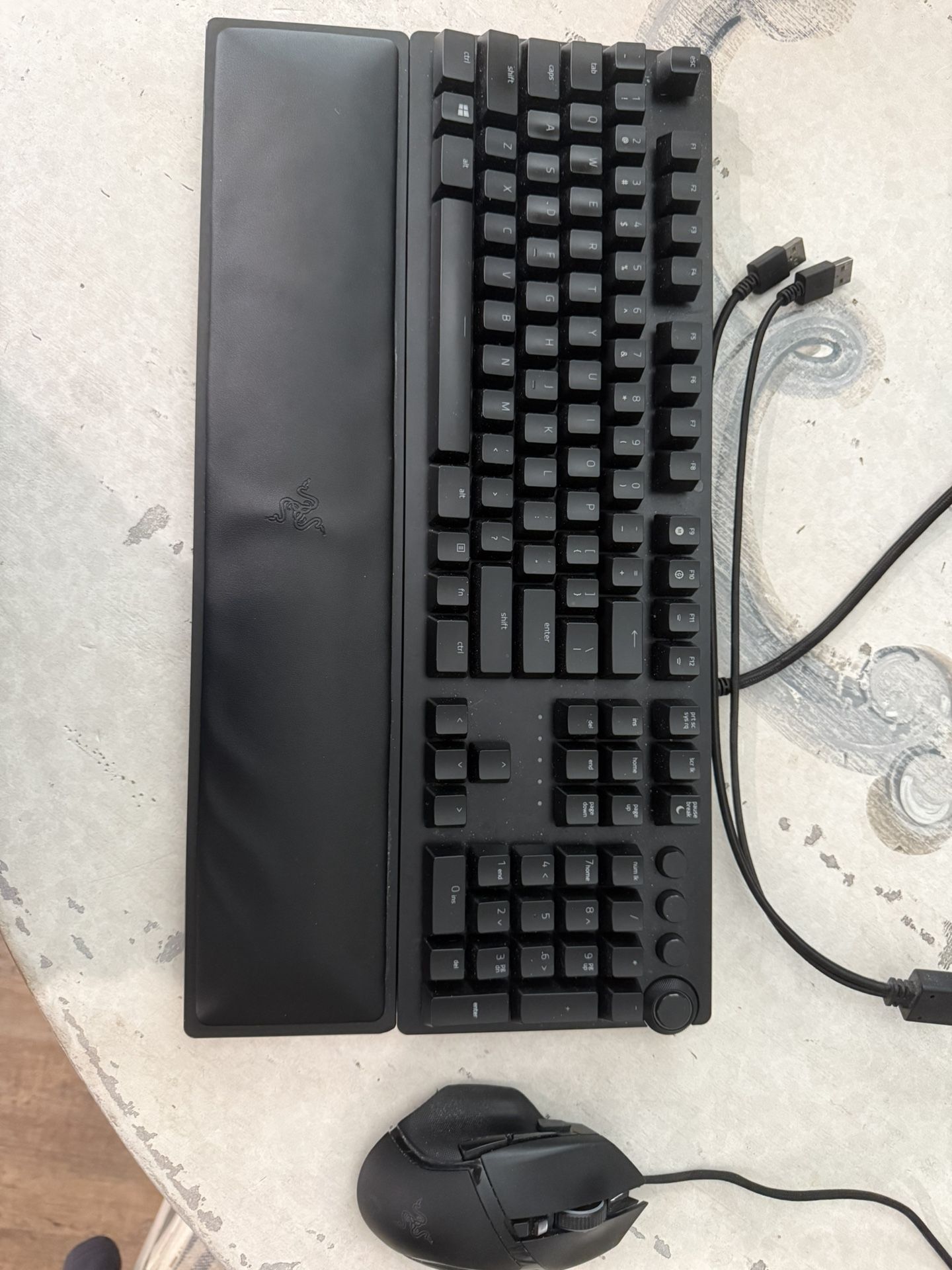 Razer Hunstman Keyboard And Razer Basilisk Mouse