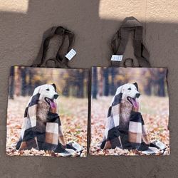2 Brand new dog reusable bags