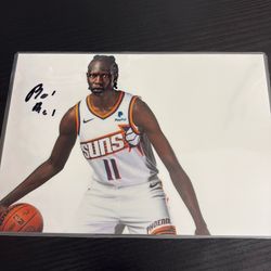 Bol Bol signed photo