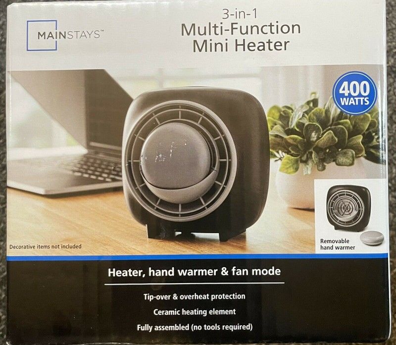 Brand New  Mini Heater With Hand Warmer 
