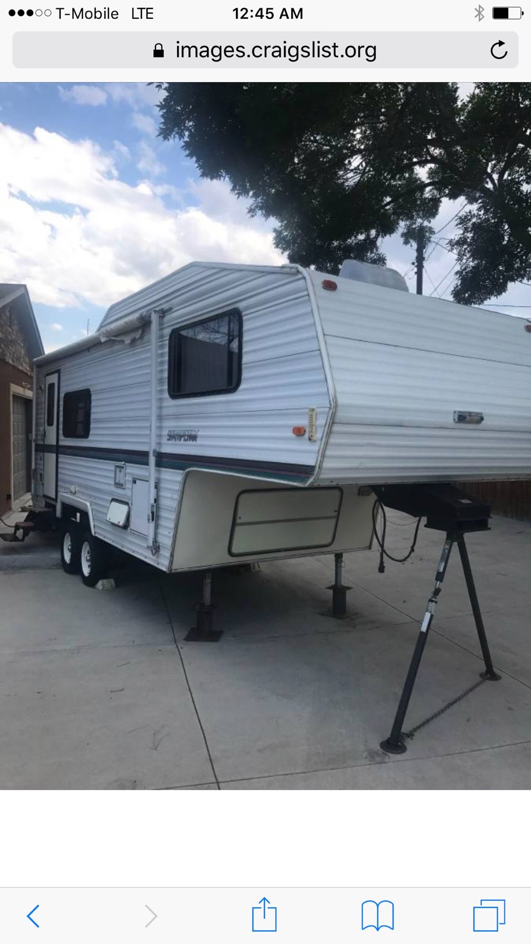 1993 skamper 5th wheel