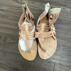 Matisse Leather Gladiator Sandals Size 5.5