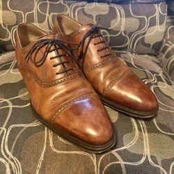 Vintage Magnanni Boots, Brown, 8