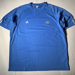 Pre Owned Good See Last Photo  UCLA Bruins Adidas ClimaCool  T Shirt  Embroidered  Blue  Men  Size 2XL