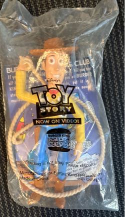 Vintage Toy Story Woody Doll Burger King