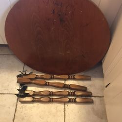 Round Wood  Table 25 Diameter 