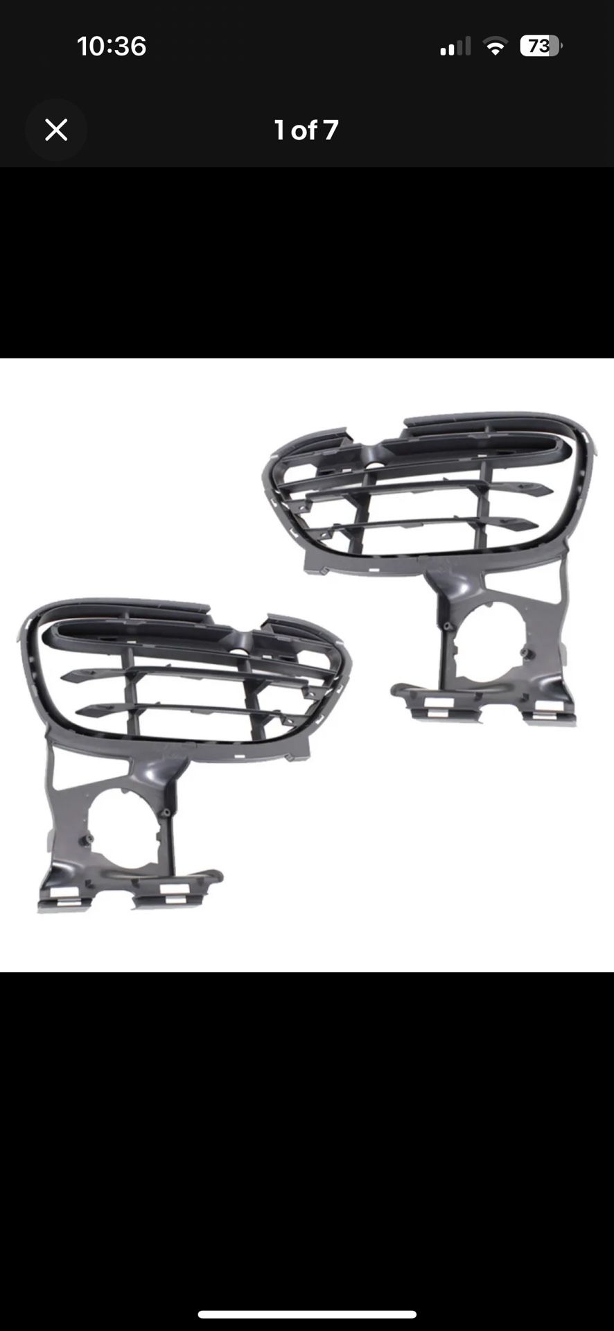 Bumper Grille 2011-2014 Porsche Cayenne Pair