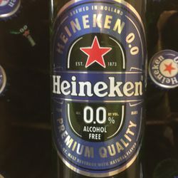 Heineken 00 Non Alcohol Beer Case 24x12oz Bottles