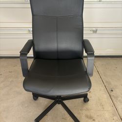 Black Leather Office Chair