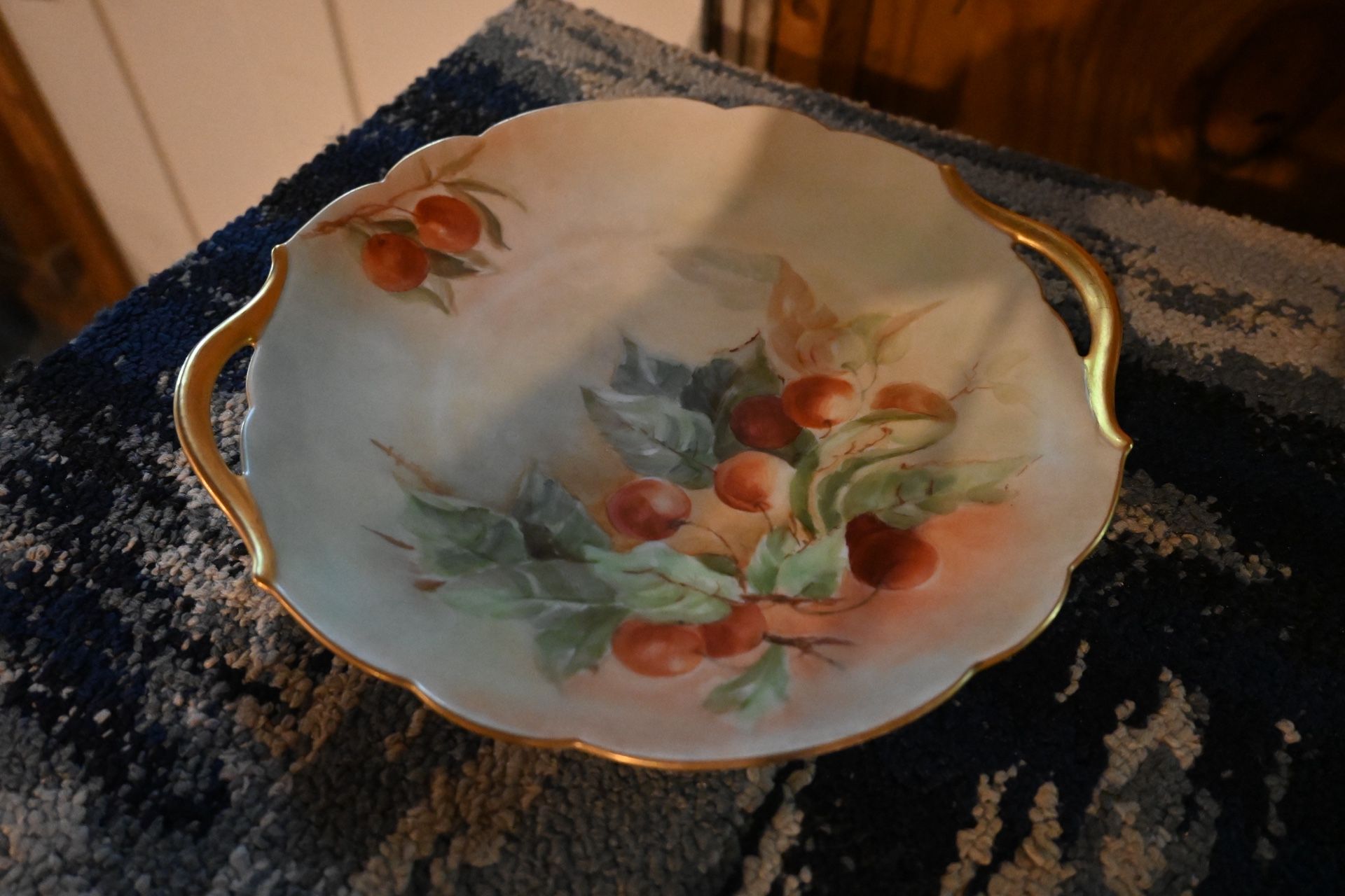Limoges Plate With Handles