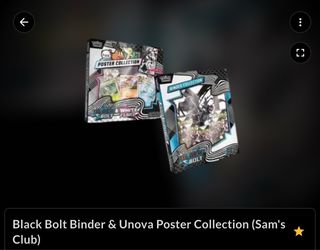 Pokémon Black Bolt Binder & Unova Poster Collection