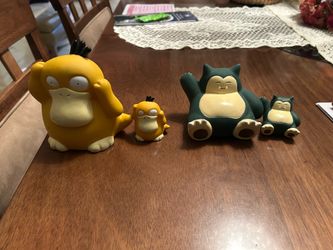 Pokemon Vintage Figures/Toys (Snorlax & Psyduck)