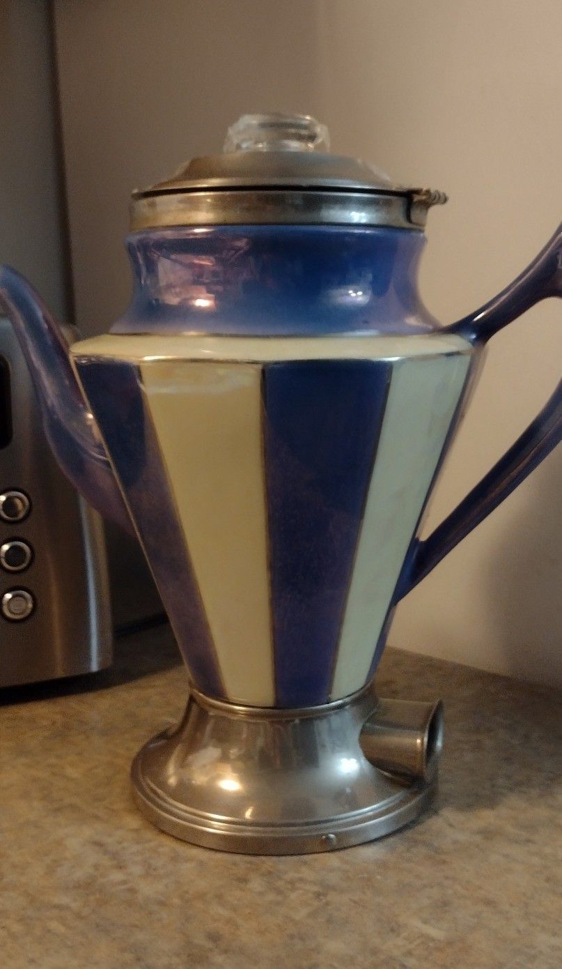 "Coffee Service" 1924 Rare Art Deco Perculator Only - No Power Cord