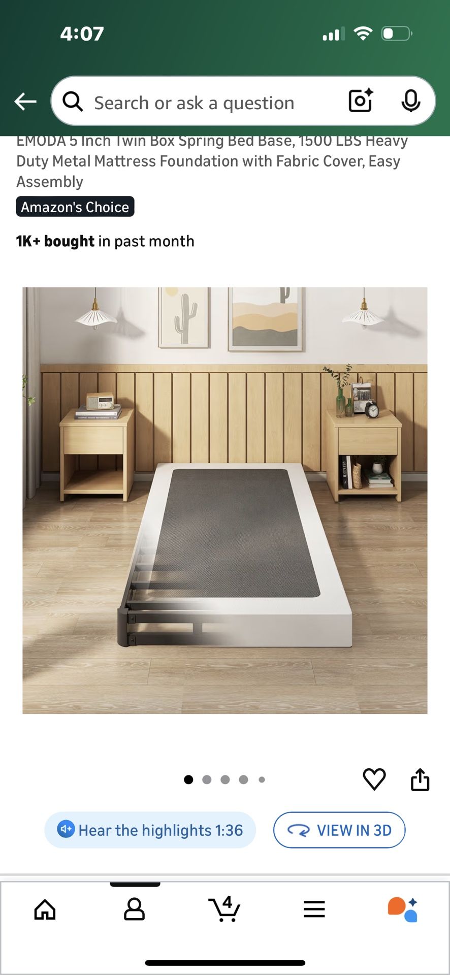 Twin Box Spring