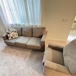 Sofa and Recliner