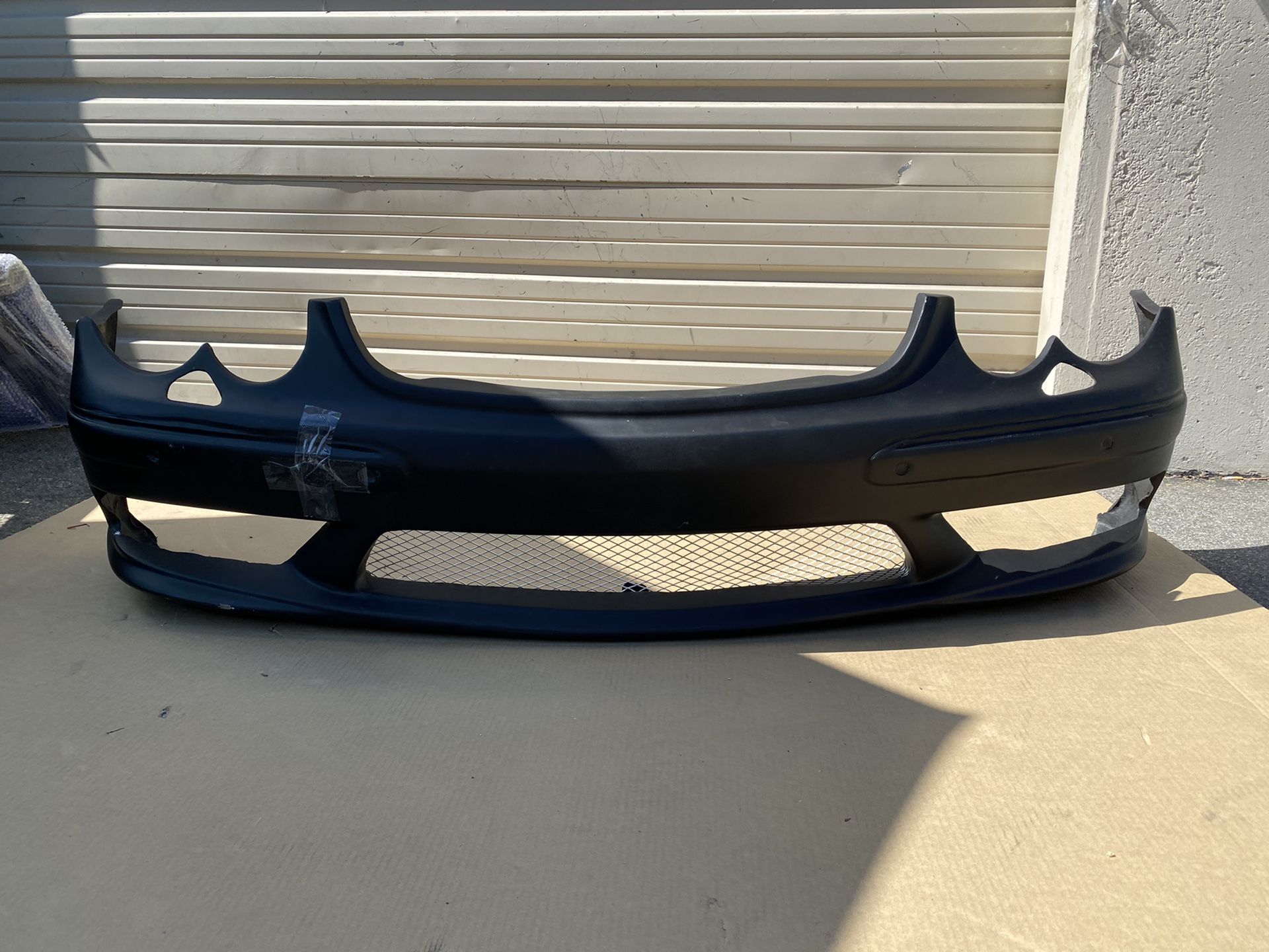 2003 - 2009 Mercedes CLK CLK320 CLK350 CLK550 CLK500 CLK55 CLK 63 W209 Duraflex AMG Look Front Bumper Cover (268) - Part # 103085