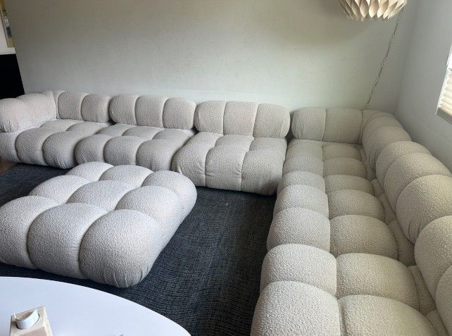 New Sectional With Ottoman Included
