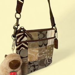 Y2K Coach Patch Work Bag