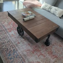 Solid Wood Coffee Table - $250 (Original $800+)