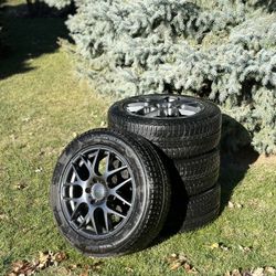 Michelin winter tires 215/55R17.