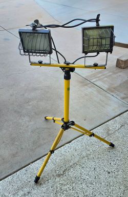 Twin head work light