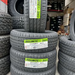 New Tires 215/55R17 Delinte DH2 In Stock For Sale, WE FINANCE