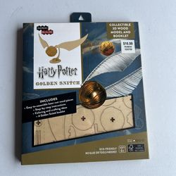 Harry Potter: Golden Snitch 3D Wooden Model