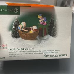 Party in a hot tub department 56 N. Pole series