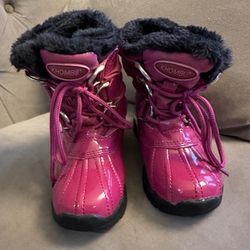 Girls Size 11 Khombu Fur Lined Waterproof Winter Boots