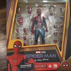 Medicom MAFEX 262 Spider-Man No Way Home New Red Blue Suit Figure