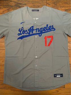 Grey Los Angeles dodgers shohei Ohtani road jersey