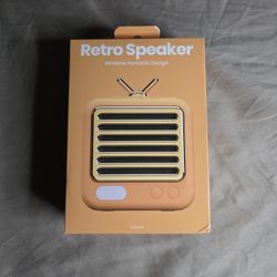 Retro Speaker Wireless Portable Design