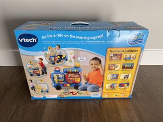 New In Box! VTech Sit-to-Stand Ultimate Alphabet Train, Blue