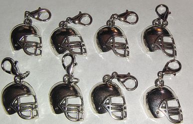 Football Helmet Keychain Charms