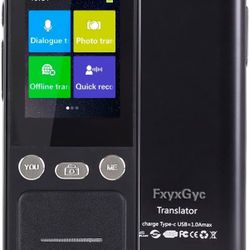 Language Translator Portable Instant Translator Device Support WiFi/Hotspot/Offline Two- Way Real-Time Online 137 Languages with 2.4Inch Touch Screen