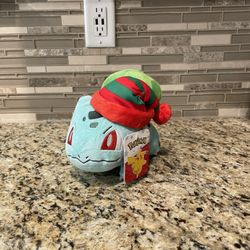 Pokémon 8" Bulbasaur Christmas Holiday Plush