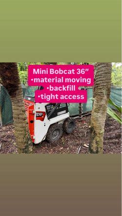 Mini Bobcat para trabajos