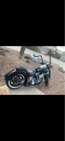 Soft tail Harley Motorcycle
