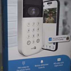 myQ Smart Garage Door Video Keypad