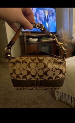 Coach Signature Canvas Mini Handbag