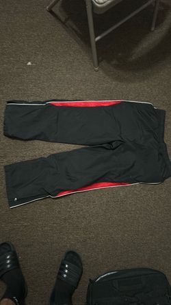 Tech Gear Black and Red Track Pants
