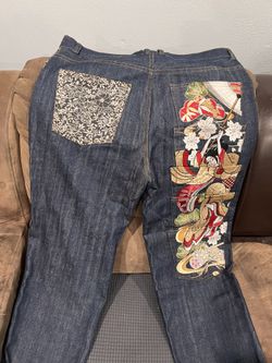 Junye Embroidered y2k Jeans