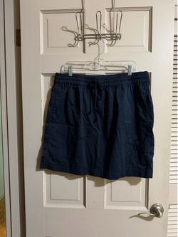 Women’s Lou & Grey Skirt NWT Size XL Navy Blue With Pockets