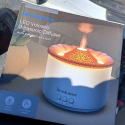 Brookstone LED Ultrasonic Defuser W/ Ambient LED Light