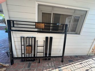 Rustic twin over twin bunkbed