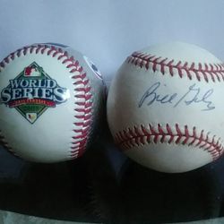 2008 National League champions Philadelphia Phillies. Owner and president Bill g i l e s signed baseball