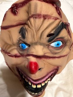 Scary Clown Halloween Latex Mask