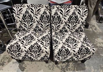 Side lounge chairs -set of 2