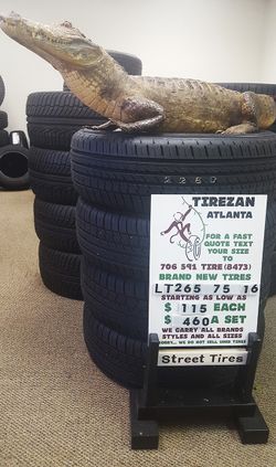 LT 265 75 16 HT BRAND NEW TIRE TIRES $115 EACH $460 SET