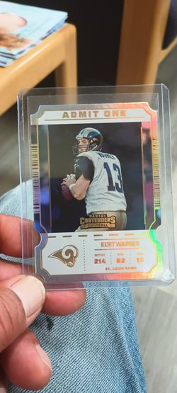 Panini contenders KURT WANER Admit One 